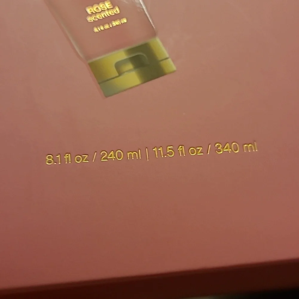 Anne Klein Rose Scented Body Lotion & Scrub Set